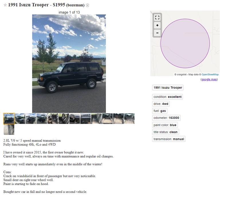 Illustration for article titled Found on Montana Craigslist: Super Edition